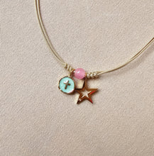 Cargar imagen en el visor de la galería, Collar Stars Turquesa
