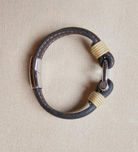 Cargar imagen en el visor de la galería, Wave Noray Leather Marrón & Beige
