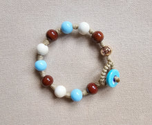 Cargar imagen en el visor de la galería, MURANO GLASS Multicolor marrón